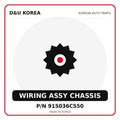 Genuine Mobis WIRING ASSY CHASSIS 915036C550 for Korean vehicles | D&U Korea