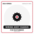 Genuine Mobis WIRING ASSY CHASSIS 915716B650 for Korean vehicles | D&U Korea
