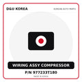 Genuine Mobis WIRING ASSY COMPRESSOR 977233T180 for Korean vehicles | D&U Korea