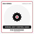 Genuine Mobis WIRING ASSY CONTROL DASH 919102G560 for Korean vehicles | D&U Korea