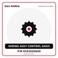 Genuine Mobis WIRING ASSY CONTROL DASH 919102G640 for Korean vehicles | D&U Korea
