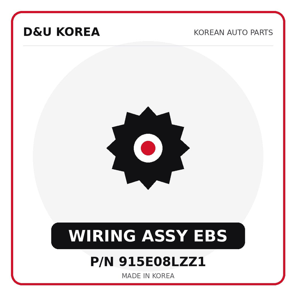 Genuine Mobis WIRING ASSY EBS 915E08LZZ1 for Korean vehicles | D&U Korea