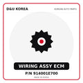 Genuine Mobis WIRING ASSY ECM 914001E700 for Korean vehicles | D&U Korea