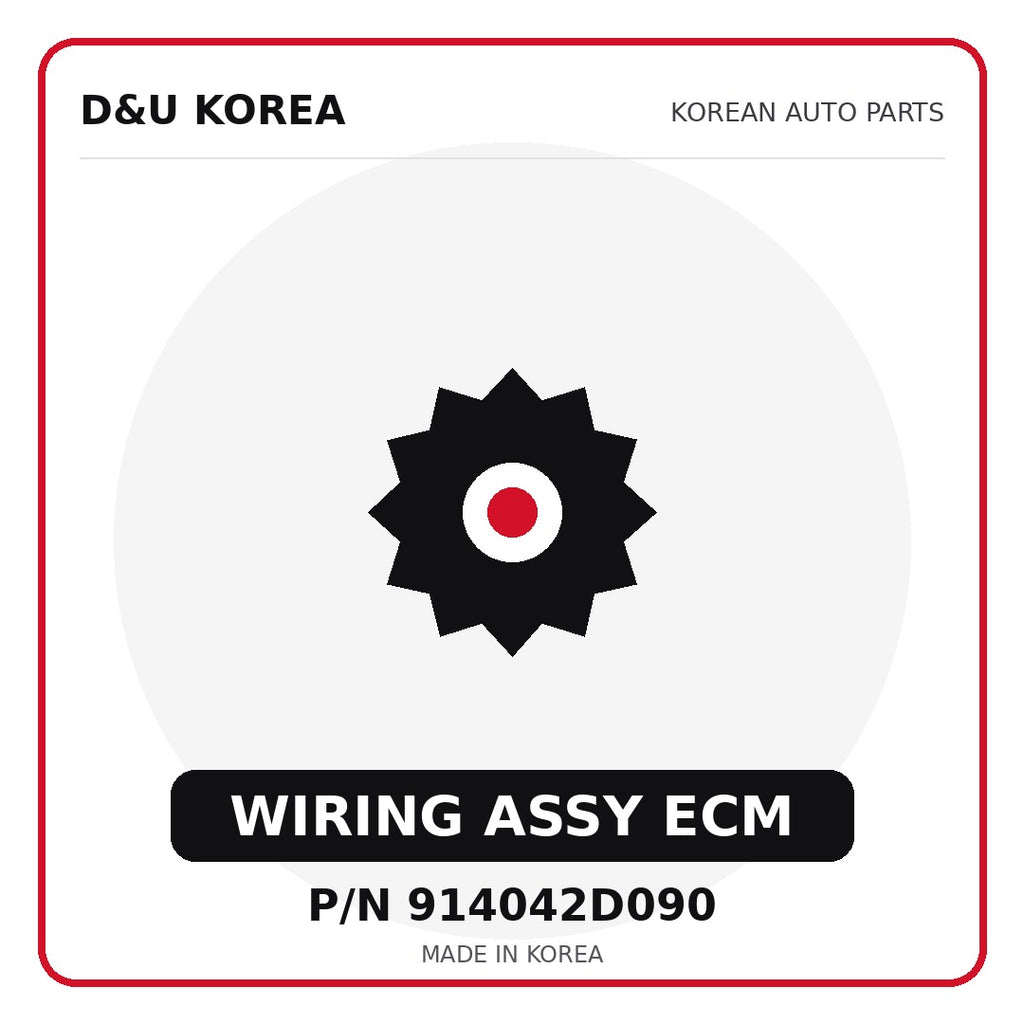 Genuine Mobis WIRING ASSY ECM 914042D090 for Korean vehicles | D&U Korea