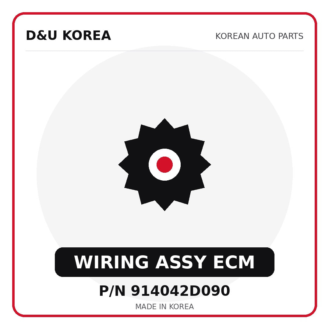 Genuine Mobis WIRING ASSY ECM 914042D090 for Korean vehicles | D&U Korea