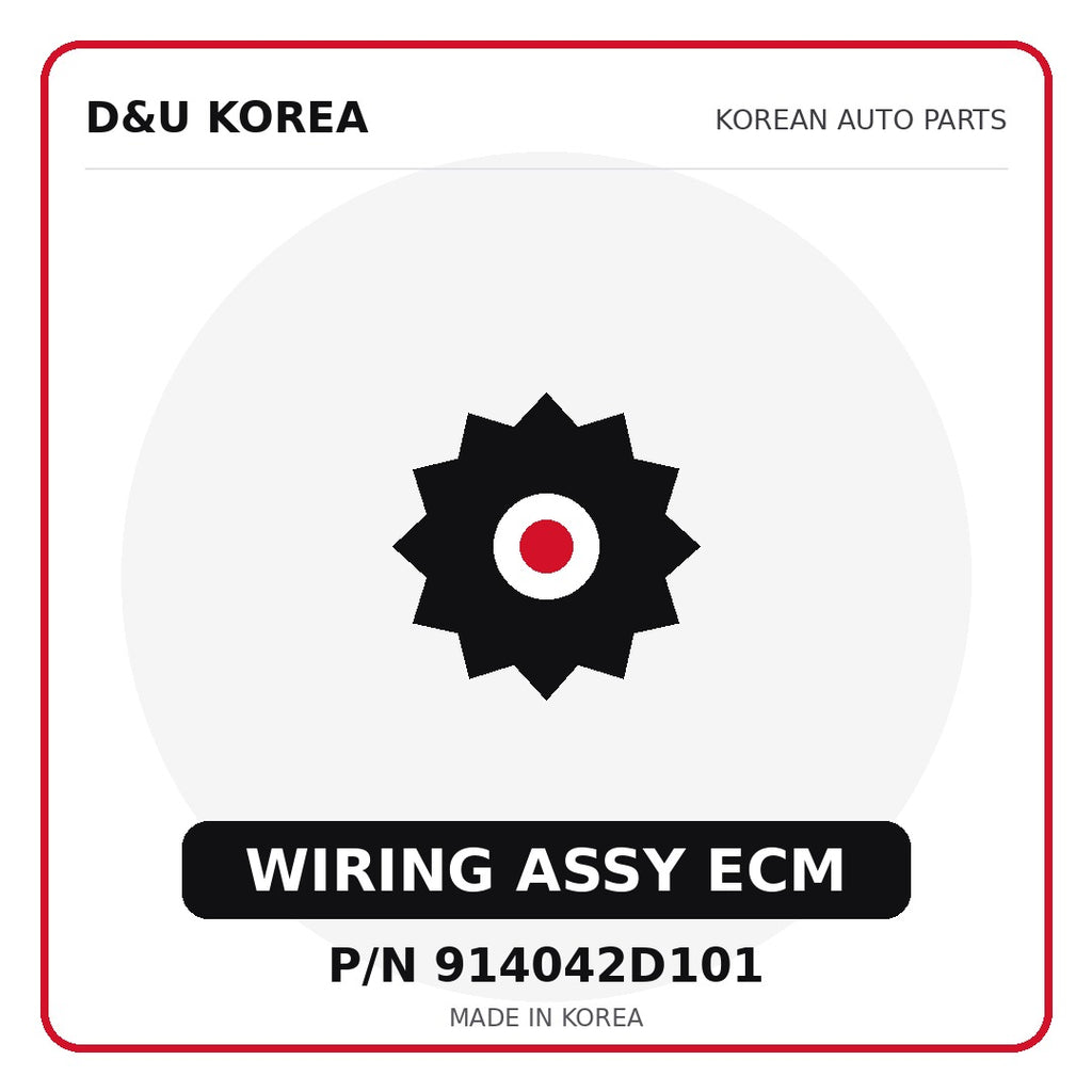 Genuine Mobis WIRING ASSY ECM 914042D101 for Korean vehicles | D&U Korea