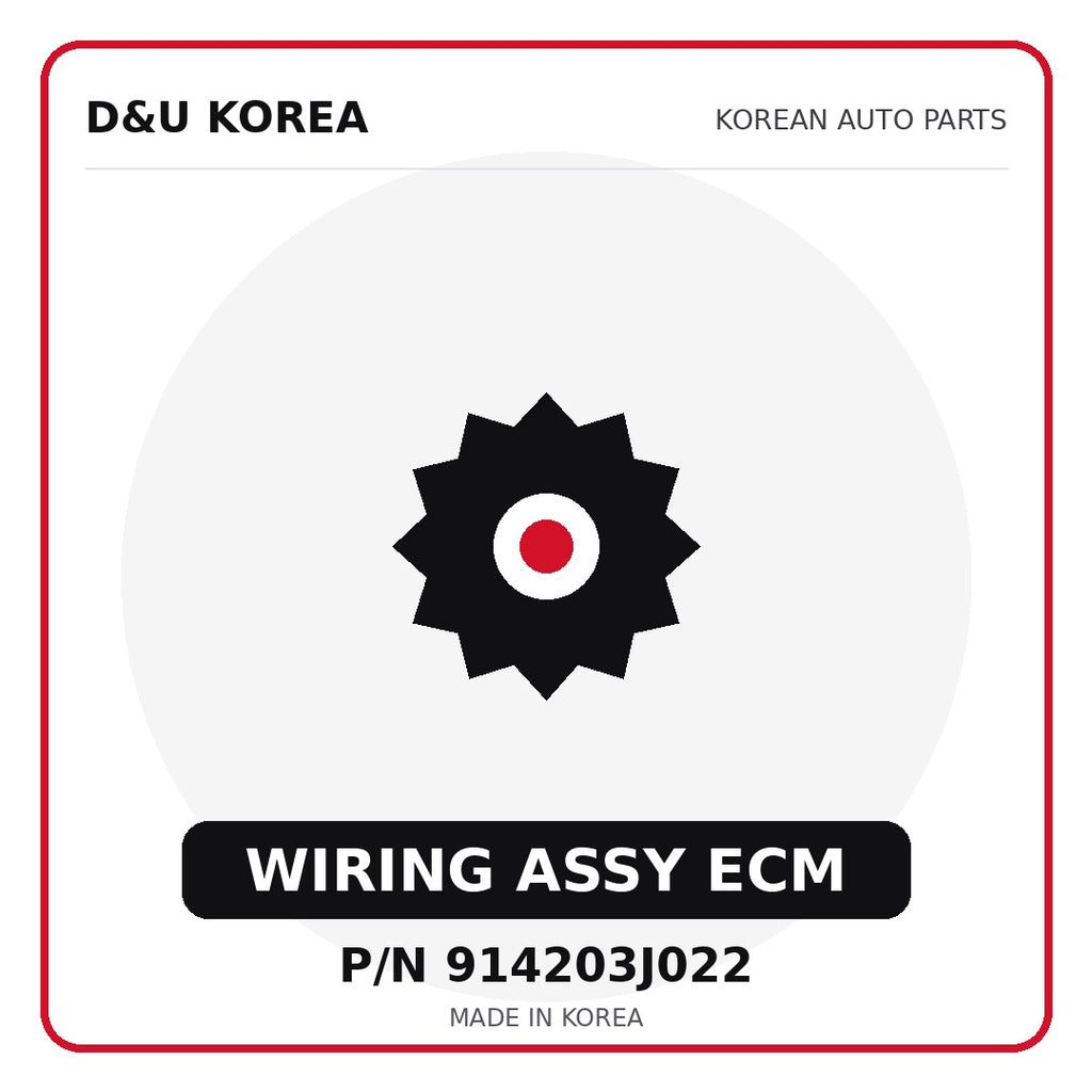 Genuine Mobis WIRING ASSY ECM 914203J022 for Korean vehicles | D&U Korea