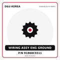 Genuine Mobis WIRING ASSY ENG GROUND 91860C5511 for Korean vehicles | D&U Korea