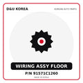 Genuine Mobis WIRING ASSY FLOOR 91571C1260 for Korean vehicles | D&U Korea