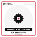 Genuine Mobis WIRING ASSY FRAME 915104B880 for Korean vehicles | D&U Korea