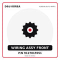 Genuine Mobis WIRING ASSY FRONT 912701F051 for Korean vehicles | D&U Korea