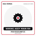 Genuine Mobis WIRING ASSY MAIN RH 915213B715 for Korean vehicles | D&U Korea