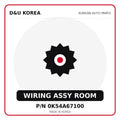 Genuine Mobis WIRING ASSY ROOM 0K54A67100 for Korean vehicles | D&U Korea