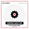 Genuine Mobis WIRING ASSY RR 9150437280 for Korean vehicles | D&U Korea