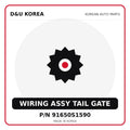 Genuine Mobis WIRING ASSY TAIL GATE 91650S1590 for Korean vehicles | D&U Korea
