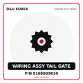 Genuine Mobis WIRING ASSY TAIL GATE 91680D9010 for Korean vehicles | D&U Korea