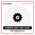 Genuine Mobis WIRING ASSY TAIL GATE 916814H110 for Korean vehicles | D&U Korea