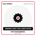 Genuine Mobis WIRING ASSY TAIL GATE EXTN 91655AR041 for Korean vehicles | D&U Korea