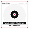 Genuine Mobis WIRING ASSY TRUNK LID 919633B020 for Korean vehicles | D&U Korea