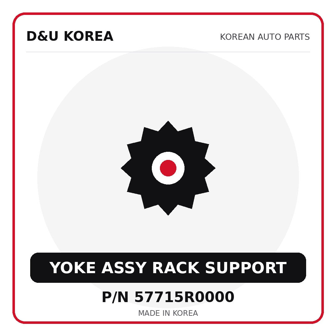 Genuine Mobis YOKE ASSY RACK SUPPORT 57715R0000 for Korean vehicles | D&U Korea